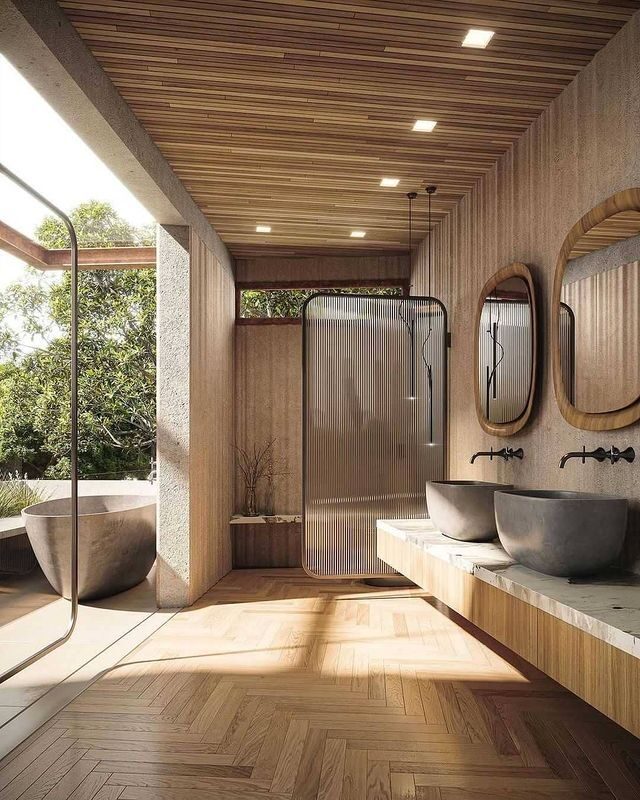 22 Japandi Badezimmer Ideen für moderne Ruhe zu Hause